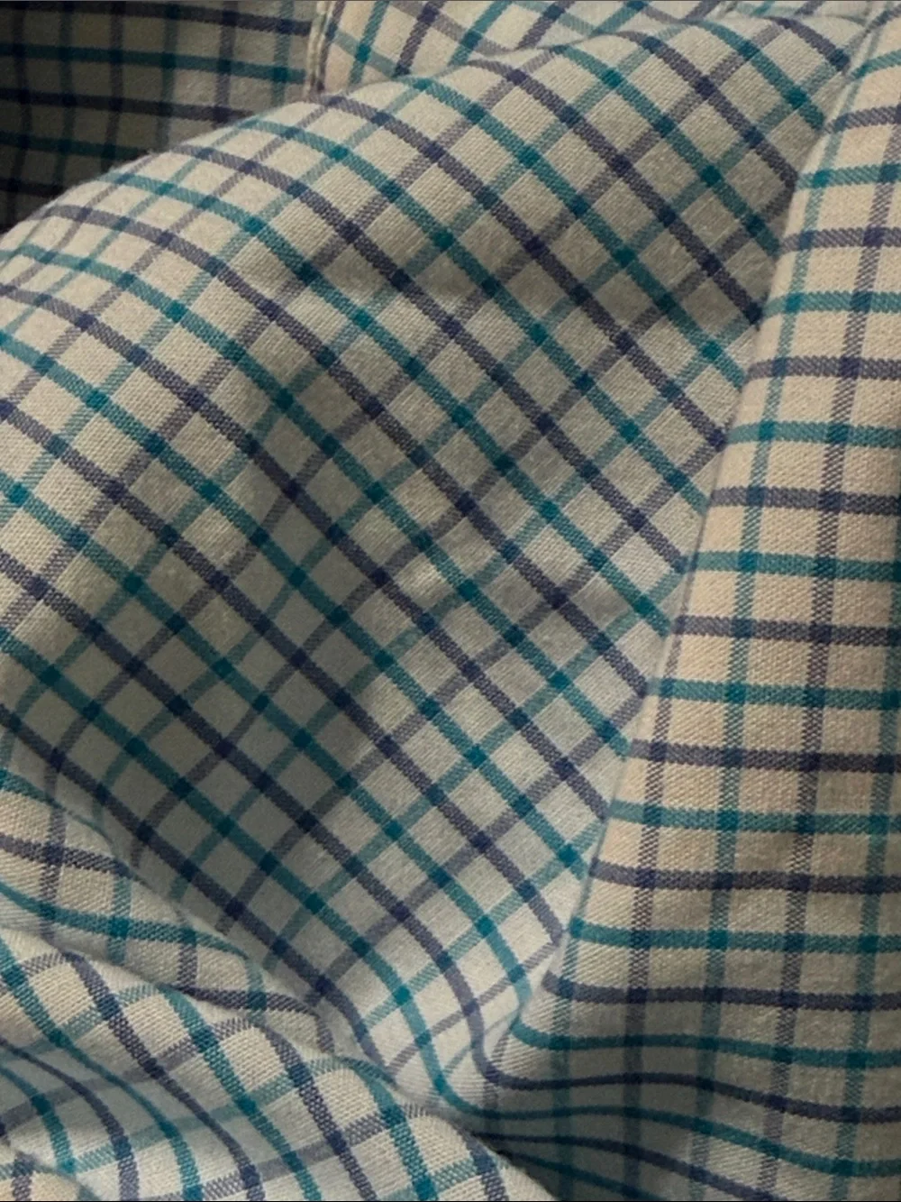 Banana Republic Light Blue Micro-Check Dress Shirt